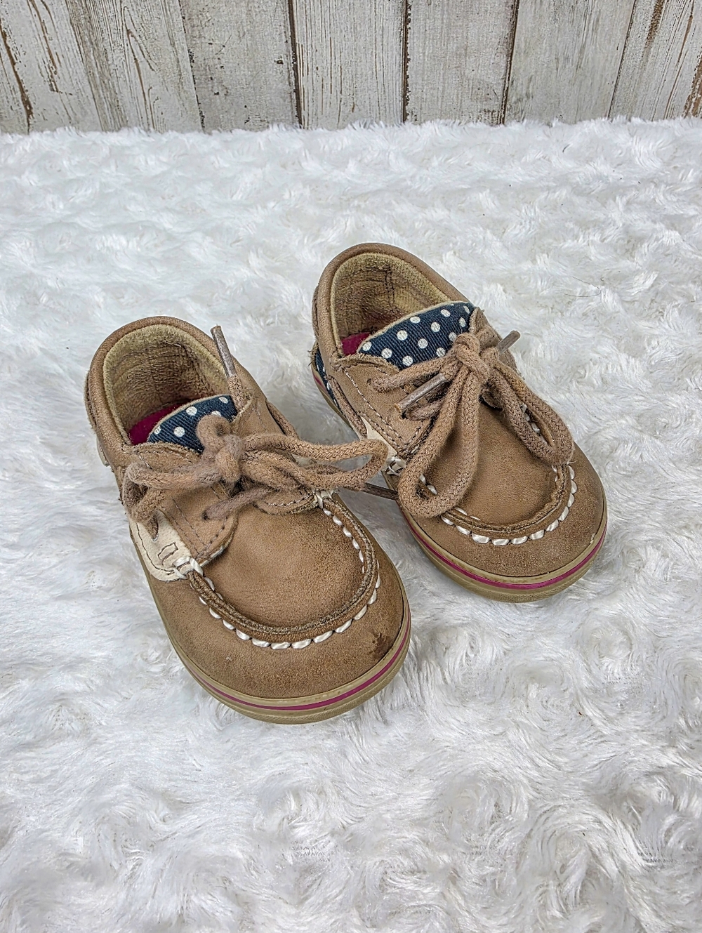 Sperry Bluefish Crib Boat Shoes Size 3 months